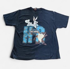 Vintage 1993 Harley Davidson Looney Tunes Graphic Tshirt Taz Bunny, Beefy Tee