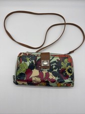 Sakroots Smartphone Crossbody Wallet Blue Flo...