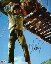 KE HUY QUAN SIGNED INDIANA JONES SHORT ROUND 14x11 PHOTO (ACG CERT AG16730)