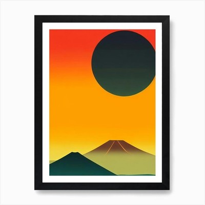 Bromo Tengger Semeru Nationalpark gerahmtes Wandbild Poster Leinwanddruck Bild