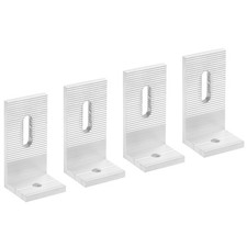 Solar Panel Mounting Brackets Aluminum Alloy 6.7mm Diameter Pack of 4