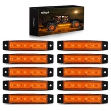 10 Amber Indicator Lights For Truck Rv Boat Bus - 3.8 Inch Side Markers 10 Amber Indicator Lights For Truck Rv Boat Bus - 3.8 Inch Side Markers