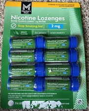 Member's Mark Nicotine Lozenge Mint 2mg 27x8 Pack Total Count 216 EXP 09/2027