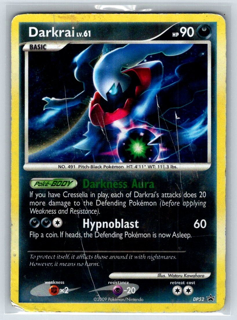 Darkrai DP52 Diamond and Pearl Promo Holo DMG