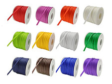 1/8" X 720Yd Satin Grosgrain Ribbon Assorted-Color