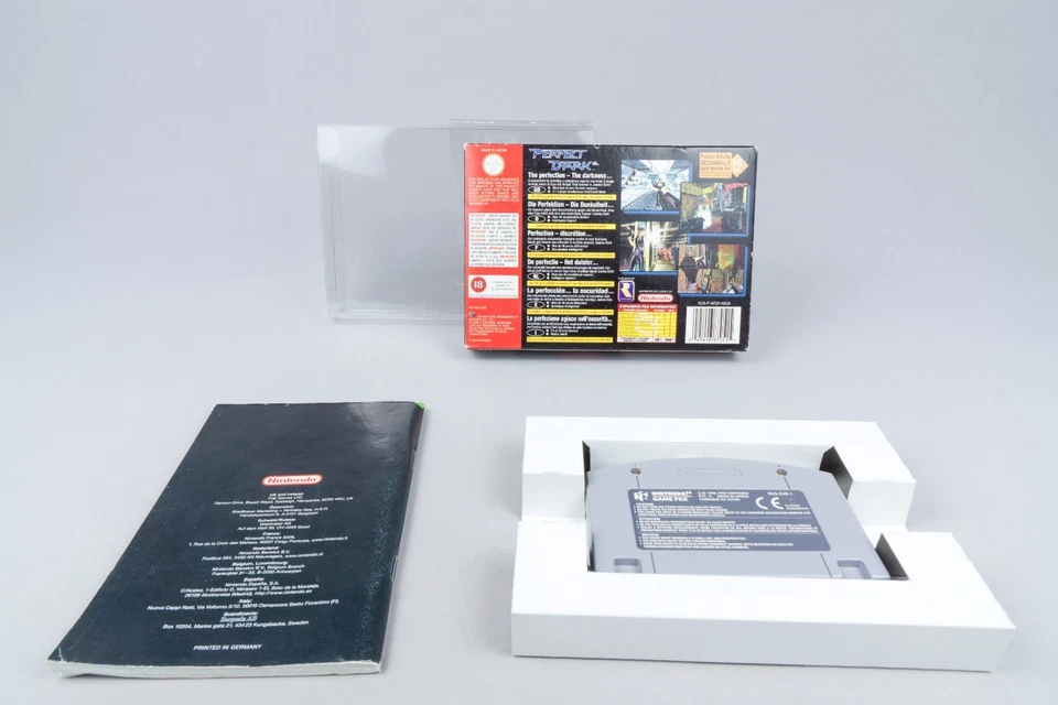 Nintendo 64 *Perfect Dark* N64 OVP mit Anleitung und Schutzhülle - Bild 2 von 4
