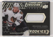 2020-21 SPx UD Black Obsidian Rookies Jersey 375/399 Brandon Hagel #ORJ-BH 8tn