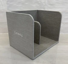 Caraway Food Storage Bin Holder Organizer Cabinets - Gray Canvas/Linen