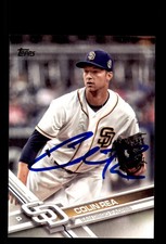 Signed Baseball Card Auto Colin Rea 2017 Topps #114 San Diego Padres