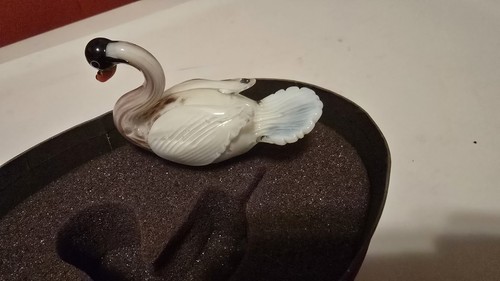 Fitz and Floyd Glass Menagerie Collection 2005 Swan Figur Ltd. Edition