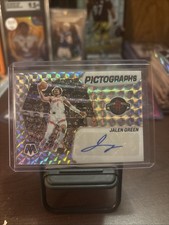 2023-24 Panini Mosaic Pictographs Mosaic Jalen Green Autograph
