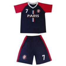 Ensemble short et maillot de foot Paris numéro 7