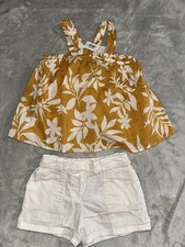 Old Navy Girls Outfit 3T Floral Sleeveless To...