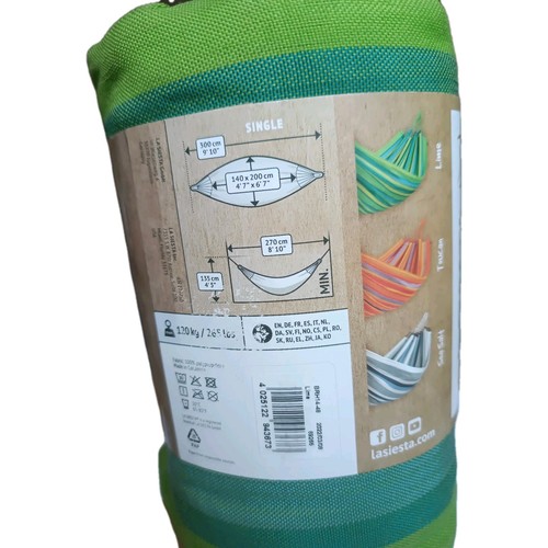 La Siesta Modesta Brisa Hängematte Bio-Baumwolle Single King vers. Farben Größen - Bild 4 von 4