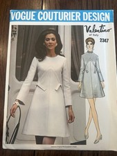 VOGUE COUTURIER DESIGN Valentino. 2347 Sz 14 Uncut, FF, w/ Original Label