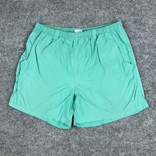 Columbia Swim Trunks Mens Size L Green Mesh Lined Quick Dry Outdoor Lightweight