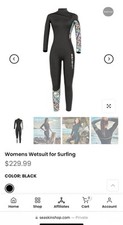 Seaskin Women  s wetsuit size medium