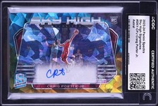 2023-24 Panini Spectra Craig Porter Jr Sky High Auto Astral /49 Rookie RC SP