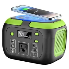Portable Power Station,  42000mAh Solar Generator With 110V AC Outlet, DC, 200W