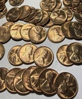 1954 S - 1 Roll - 1954 S Lincoln Wheat Cent BU RD GEM - (50 coins) #12 Roll 6