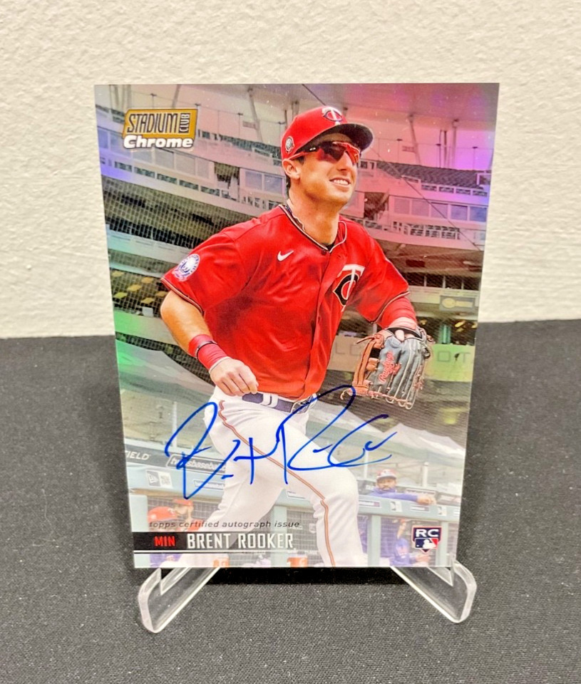 2021 Stadium Club Chrome #SCCAV-BR Brent Rooker Auto SP /50