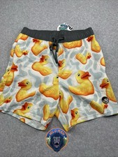 Neff Rubber Duck Board Shorts NWT Size Medium NEW Swim Casual