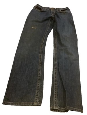 Ariat Men s Bootcut Blue Denim Jeans Sz 30x34 Cotton Dark Wash 5-Pocket GUC Tead