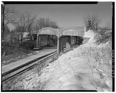 Genesee Road Bridge,Grand Trunk Western Railroad Tracks,Lapeer,Michigan,MI,4