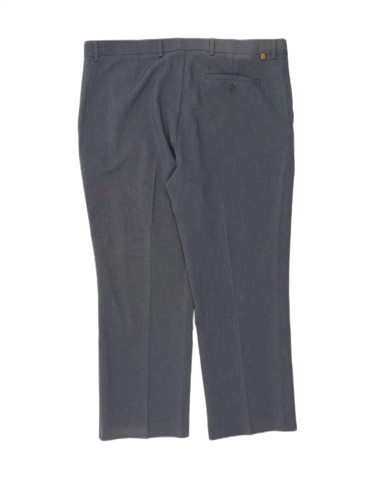 FARAH Womens Straight Chino Trousers W42 L27 Grey Polyester BA04 - Image 2 of 3