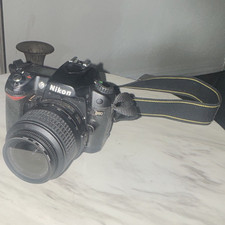 Nikon D80 Digital SLR Camera 10.2MP Black w/ Lens, Strap, Built-In Flash