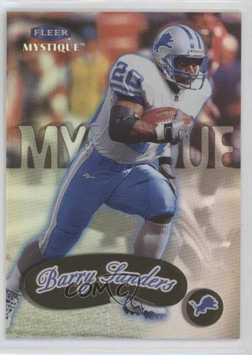 Barry Sanders [Gold] #20 1999 Fleer Mystique card
