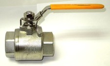 Ball Valve 1-1/2" 2000 NPT Full Port 316 Stainless 2PC Design Seal Welded 158WH