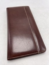 Barrington USGA Passport Holder Cover Leather Brown Travel Documents Luxury 9"