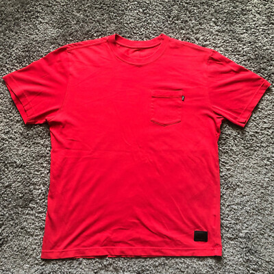 Nike SB Pocket T Shirt Skate Every Damn Day Red Crew Neck