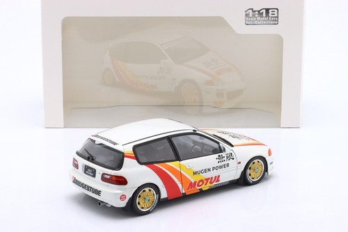 HONDA CIVIC (EG6) “Mugen Racing” 1992 White/decor - 1/18 - SOLIDO - Picture 2 of 9