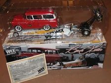 Bruce Litton Wix Filters 1:24 Dragster With 1:25 Scale Chevy Suburban