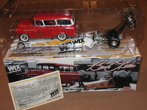 Bruce Litton Wix Filters 1:24 Dragster With 1:25 Scale Chevy Suburban