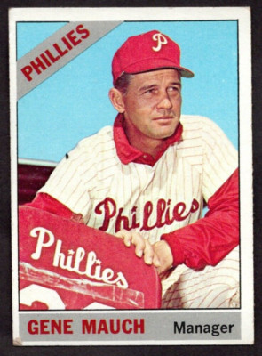 1966 Topps #411 Gene Mauch - Good