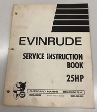 Manuale manutenzione cod. 8026286 Evinrude/Johnson 25 HP 2T 1972/1973/1974