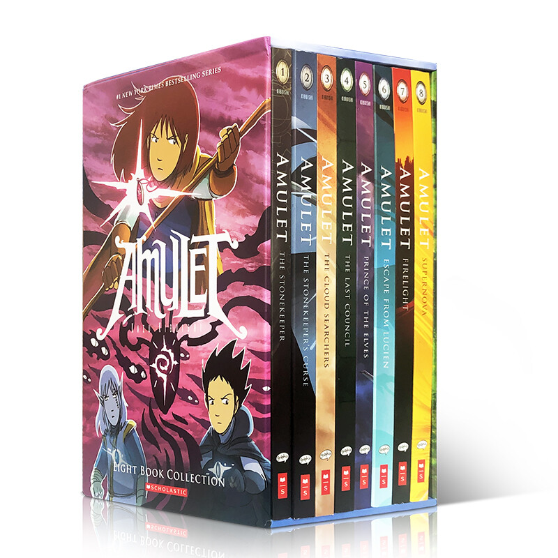 NEW Amulet BOXSET By Kazu Kibuishi NEW Collection Gift Set