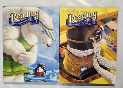 Reading First Grade 1.3 + 1.4 Let's Learn Together + Favorite Things Old/New  VG