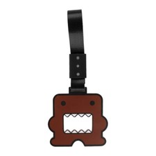 Car Accessory Jdm Domo Kun Tsurikawa Brown Ring Black Nylon Handle Strap X1