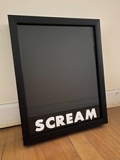 Ghostface Scream Mask Shadow Box Frame Display Jason Myers Leatherface Pennywise