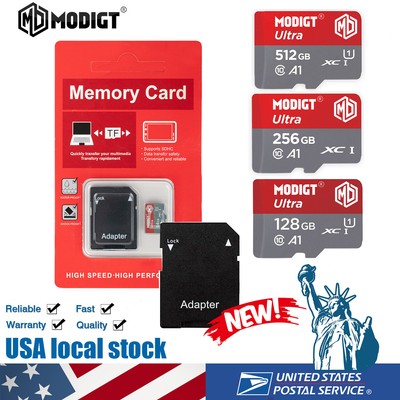 128GB 256GB Micro SD Card Memory Card TF Card Lot with Free Adapter High Speed