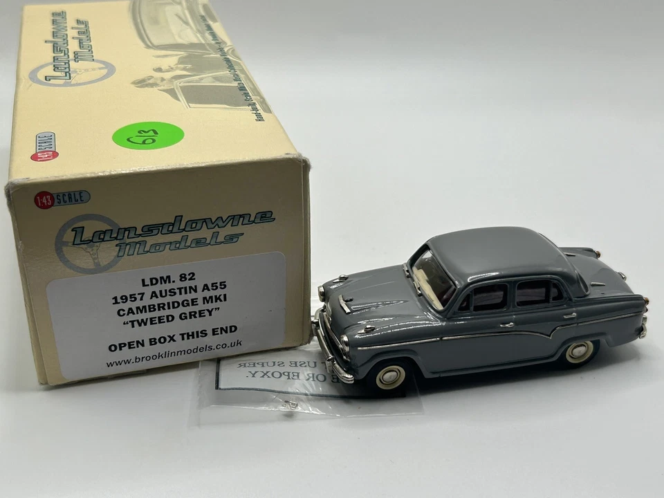 1/43 Lansdowne Models LDM.82 1957 Austin A55 Cambridge MK1 Brooklin Box 613 Grey - Image 2 of 4