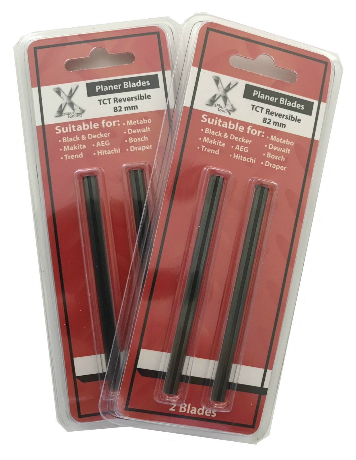 2 pairs 3.1/4" CARBIDE PLANER BLADES for MAKITA D46246 1923B, N1900B