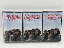 1992 Set Of 3 Creedence Clearwater Revival Compilation Cassette Tapes Sealed