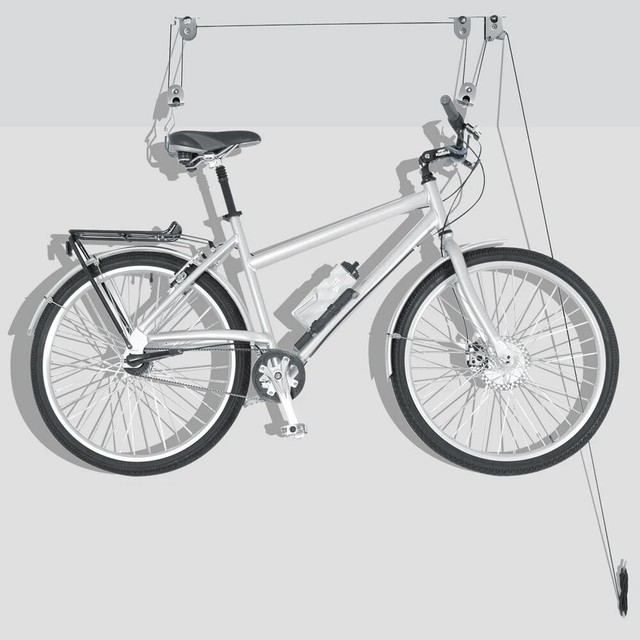 Delta El Greco Bicycle Ceiling Hoist Storage Mount Rack 100 Lb. Max