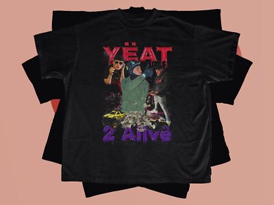 Yëat Vintage T Shirt Noah Oliver Smith 2022 Underground Rapper Artist Luh Big