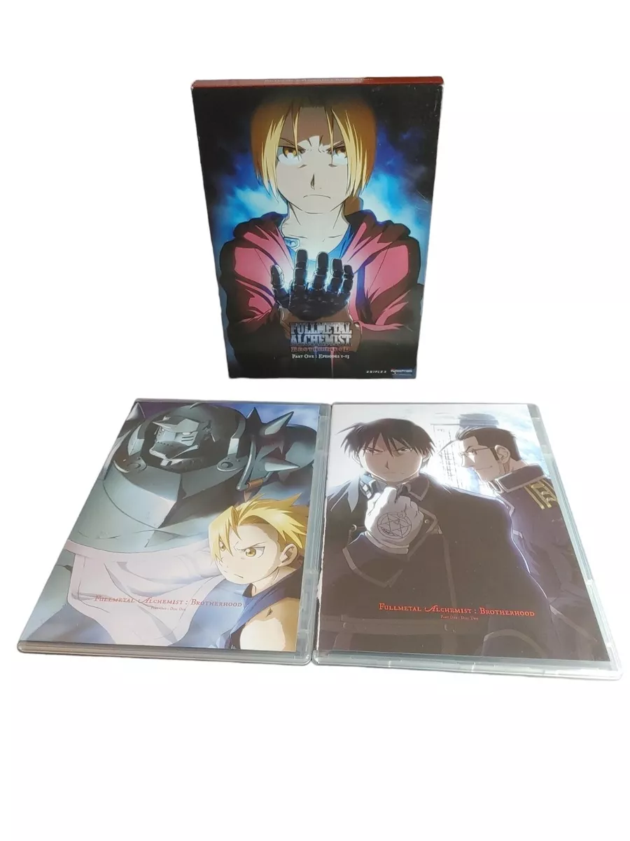 Fullmetal Alchemist: Brotherhood Part 1 DVD 704400082627